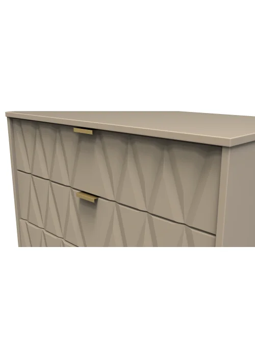 Ready Assembled Prism 5 Drawer Chest - One Size Image 4