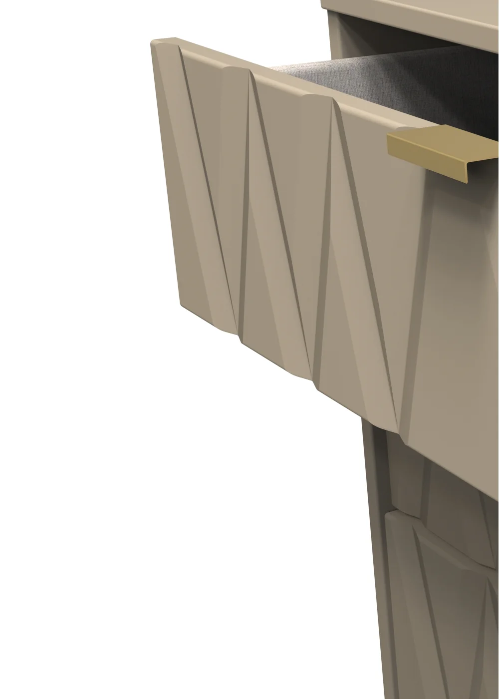 Ready Assembled Prism 5 Drawer Chest - One Size Image 2