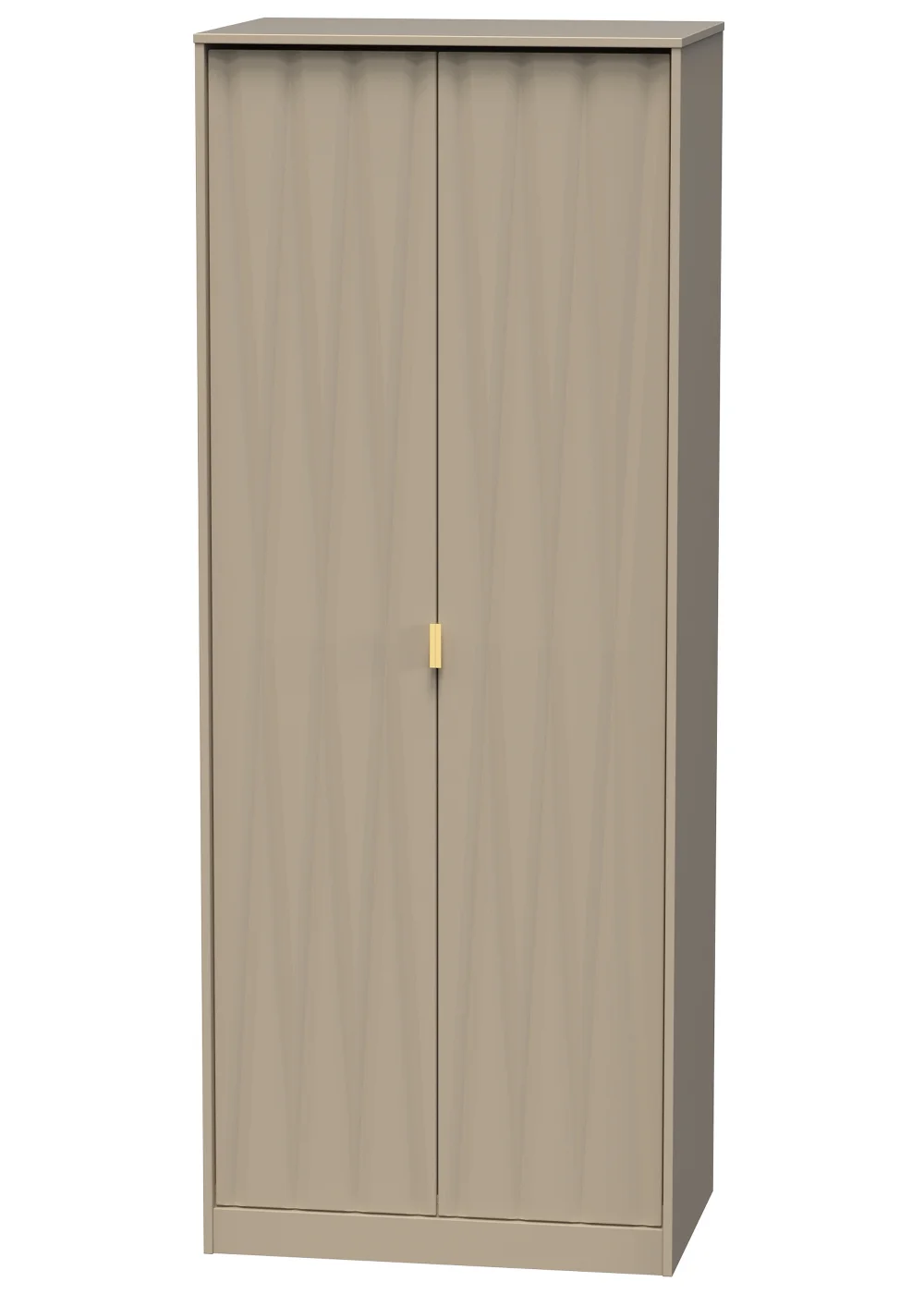 Swift Prism 2 Door Wardrobe (197cm x 53cm x 74cm) - One Size Image 3
