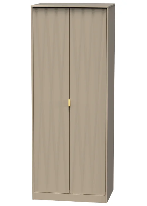Swift Prism 2 Door Wardrobe (197cm x 53cm x 74cm) - One Size Image 3