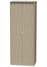 Swift Prism 2 Door Wardrobe (197cm x 53cm x 74cm) - One Size Image 3