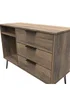 Swift Milano Natural 3 Drawer TV Unit (74cm x 39.5cm x 97cm) - One Size Image 4