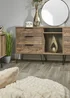 Swift Milano Natural 3 Drawer TV Unit (74cm x 39.5cm x 97cm) - One Size Image 2