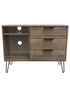 Swift Milano Natural 3 Drawer TV Unit (74cm x 39.5cm x 97cm) - One Size Image 1