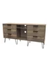 Swift Milano 6 Drawer TV Unit (74cm x 39.5cm x 152cm) - One Size Image 5