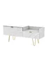 Swift Milano White TV Console Unit (51.5cm x 39.5cm x 128cm) - One Size Image 3