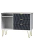 Swift Prism 3 Drawer TV Unit (74cm x 39.5cm x 97cm) - One Size Image 4