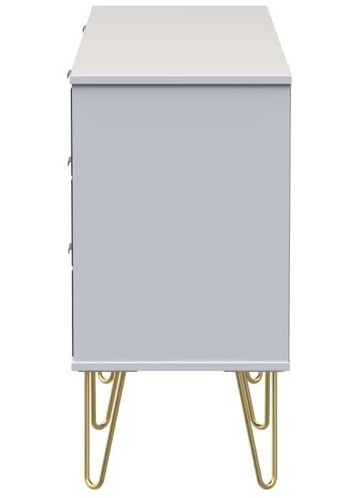 Swift Prism 6 Drawer TV Unit (74cm x 39.5cm x 152cm) - One Size Image 5