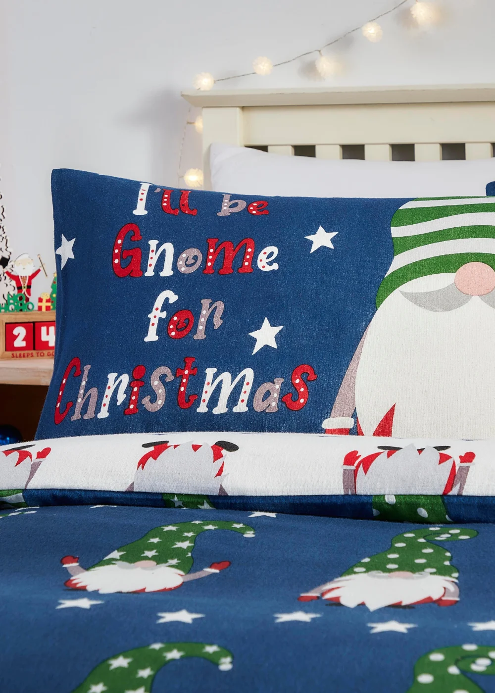 Fusion Christmas Gonk Duvet Cover Set - Single Image 2