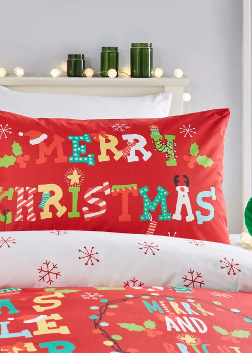 Fusion Christmas Santa's Little Helper Duvet Cover - Single Image 2