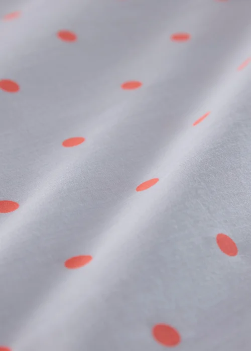 Appletree Kids Tilly Spot Reversible Orange Duvet Cover Set - Single Image 5