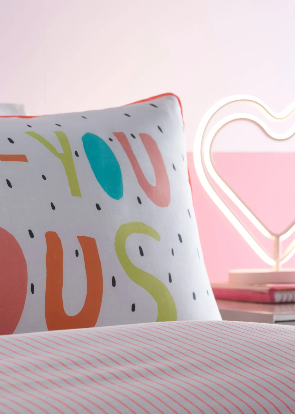 Appletree Kids Tilly Spot Reversible Orange Duvet Cover Set - Single Image 4