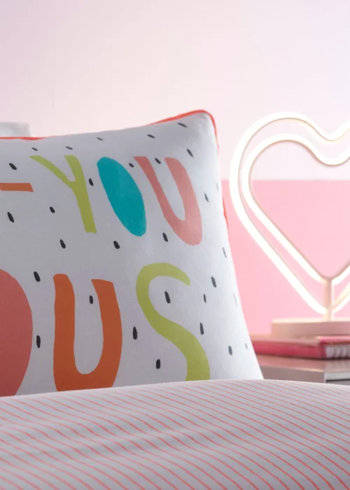 Appletree Kids Tilly Spot Reversible Orange Duvet Cover Set - Single Image 4