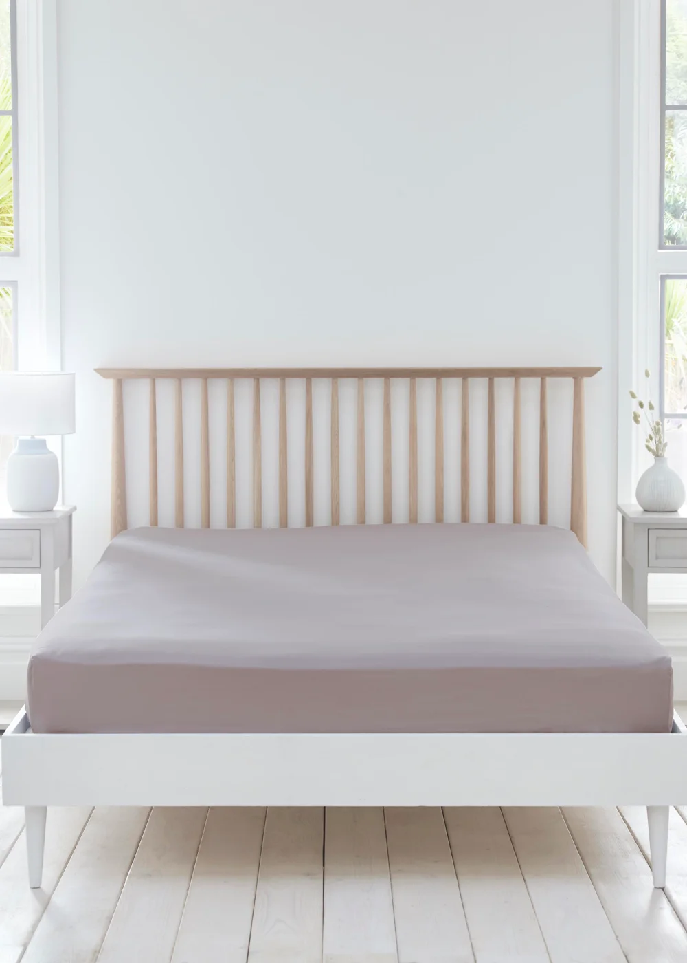Drift Home Fitted Bed Sheet (28cm) - Super king Image 1