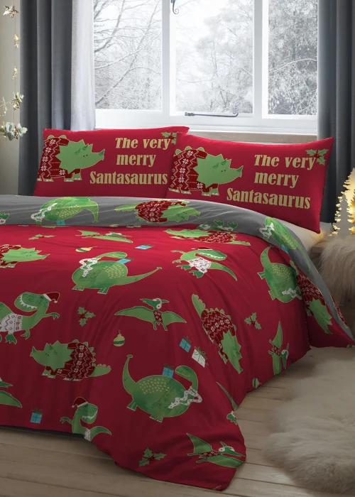 Bedlam Santasaurus Duvet Cover - Single Image 1