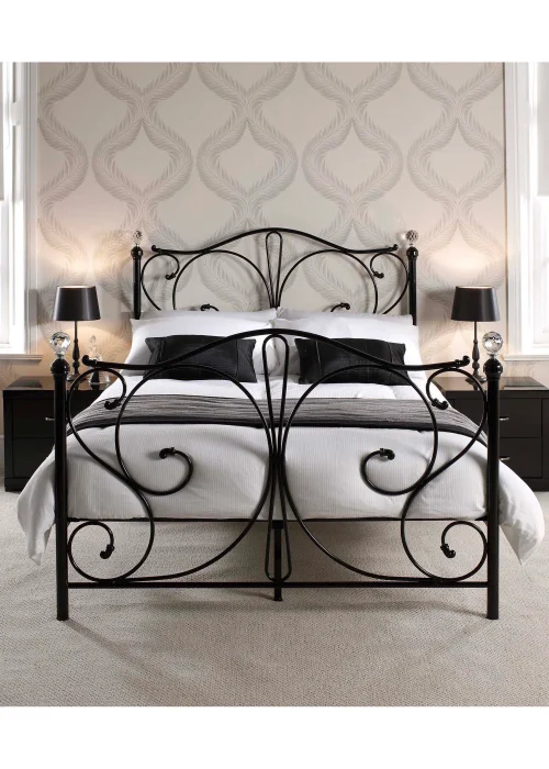 LPD Furniture Florence Black Bed - Single Image 3