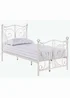 LPD Furniture Florence White Bed - Single Image 1