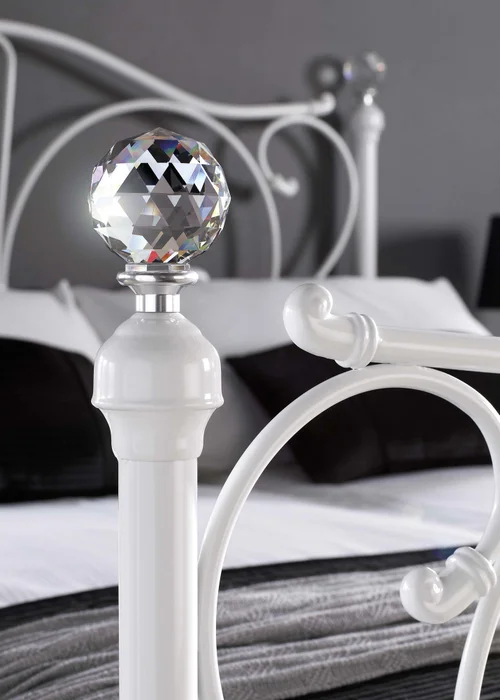 LPD Furniture Florence White Bed - Single Image 2