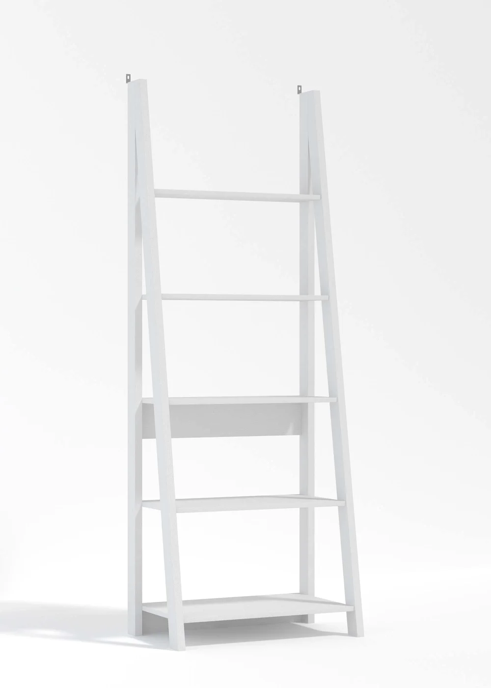 LPD Furniture Tiva Ladder Bookcase White (1754x386x640mm) - No Size Image 1