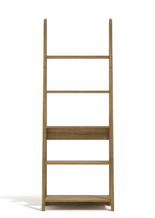 LPD Furniture Tiva Ladder Bookcase Oak (1754x386x640mm) - One Size Image 2