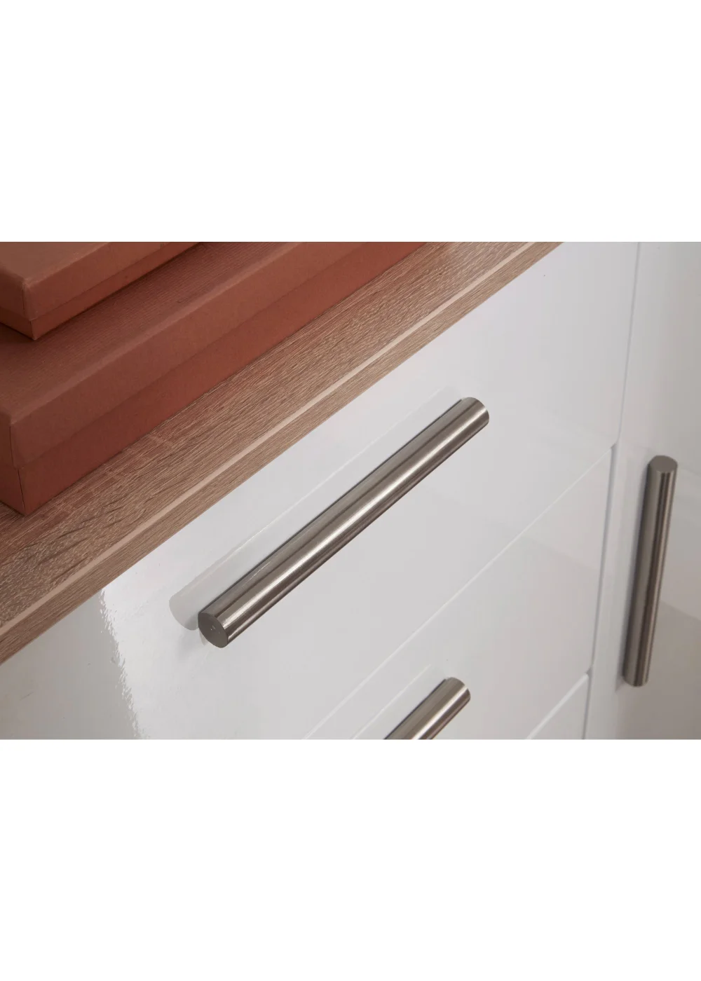 Swift Prague 2 Door 3 Drawer Sideboard (79cm x 40cm x 127.5cm) - One Size Image 3