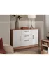 Swift Prague 2 Door 3 Drawer Sideboard (79cm x 40cm x 127.5cm) - One Size Image 2