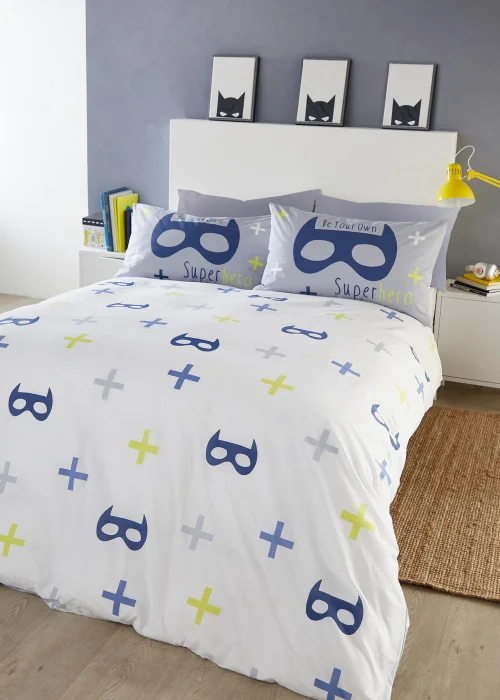 Appletree Kids Superhero 100% Cotton Duvet Cover - Single Image 4