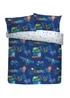Bedlam Game Glow Reversible Blue Duvet Cover Set - Single Image 5