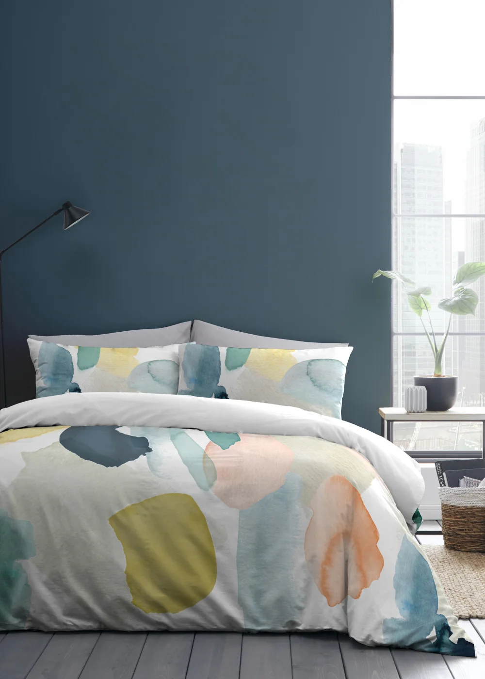 Appletree Solice Multi Duvet Cover Set - Single Image 1