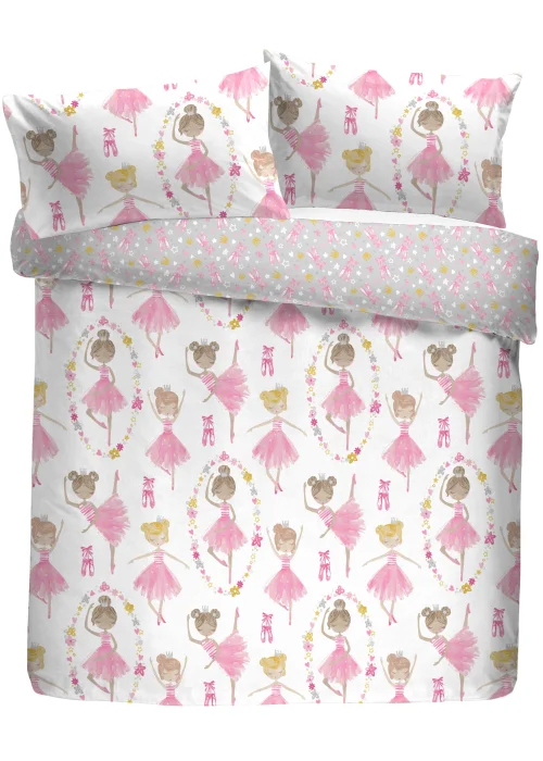 Bedlam Ballet Dancer Reversible Pink Duvet Cover Set - Toddler Image 5