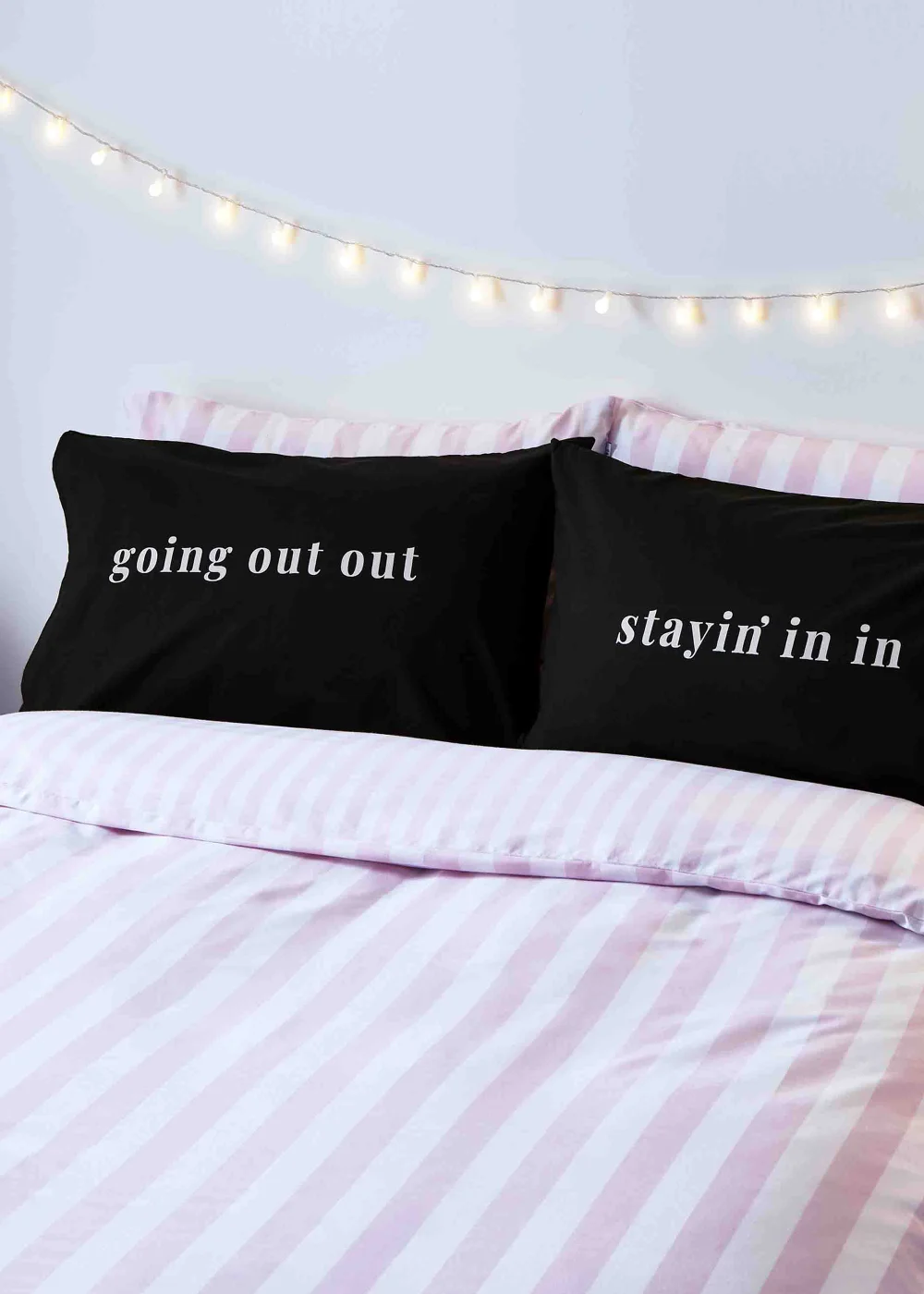 Sassy B Stay In Go Out Standard Pillowcase Pair - One Size Image 1