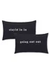 Sassy B Stay In Go Out Standard Pillowcase Pair - One Size Image 4
