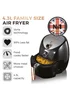 Rose Gold 1500W 4.3 Litre Manual Air Fryer - No Size Image 2