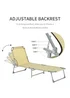 Outsunny Foldable Camping bed Sun Lounger (187cm x 58cm x 30cm) - One Size Image 4