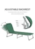 Outsunny Foldable Camping Lounger (187cm x 58cm x 30cm) - One Size Image 4
