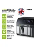 Tower Vortx Eco Duo Basket Air Fryer Grey Digital 5.2L + 3.3L - One Size Image 3
