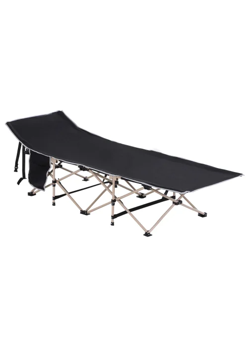 Outsunny Single Foldable Camping Bed (190cm x 68cm x 52cm) - One Size Image 1