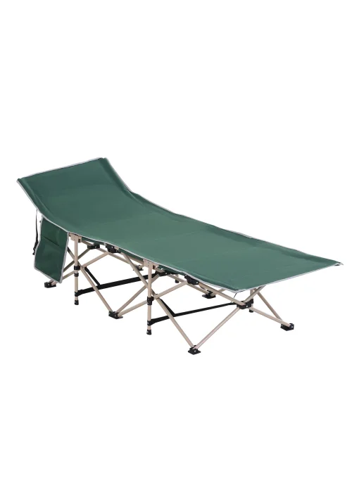 Outsunny Single Foldable Camping Bed (190cm x 68cm x 52cm) - One Size Image 2