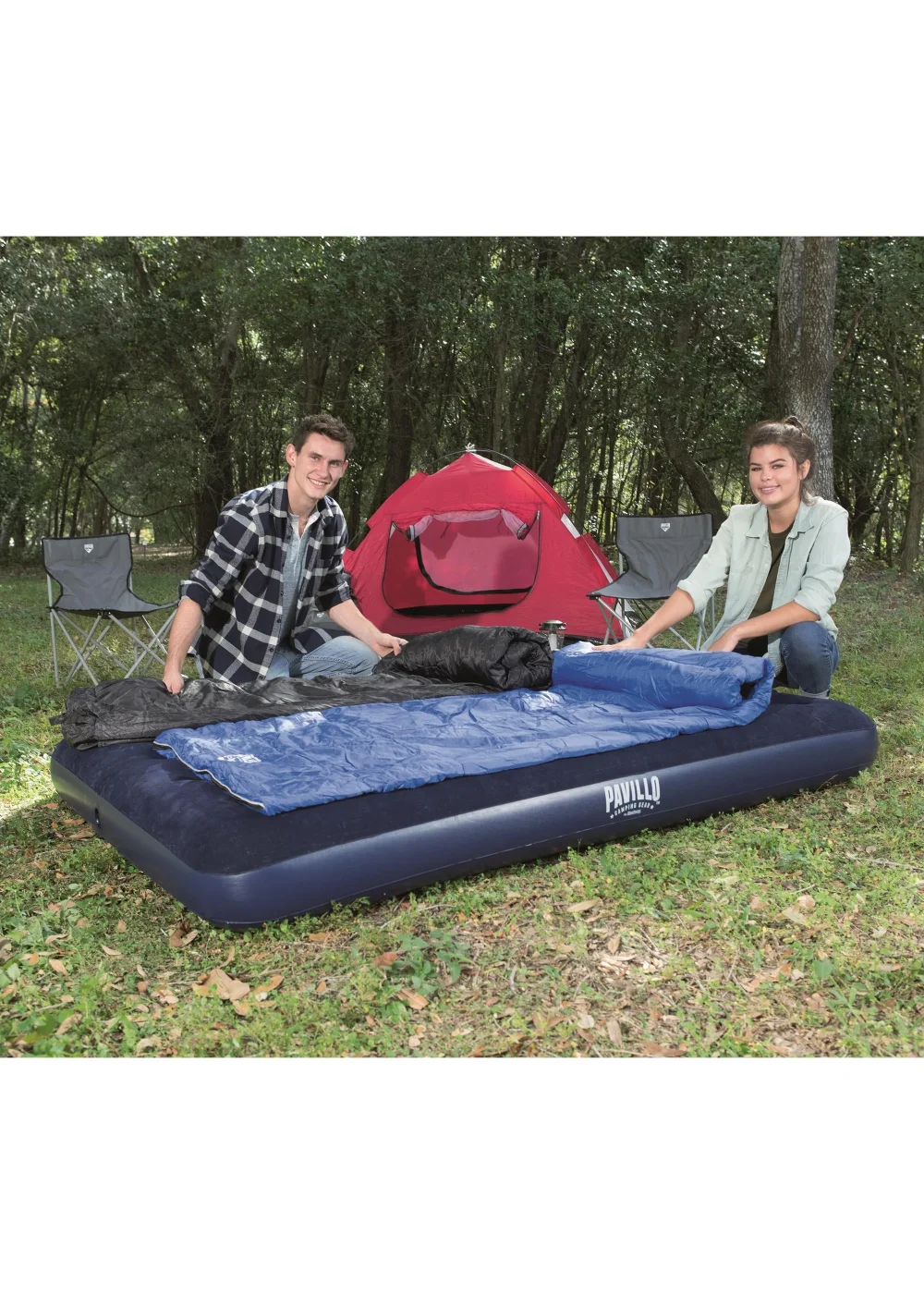 Bestway Flocked Airbed - Double Image 5