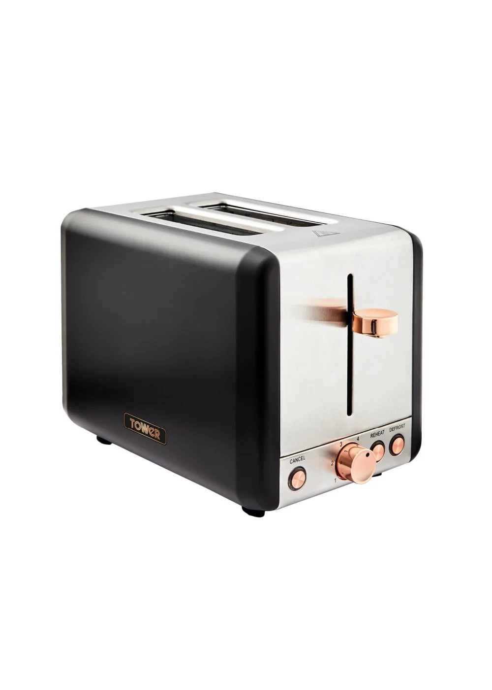 Tower Cavaletto 2 Slice Stainless Steel Toaster - One Size Image 1