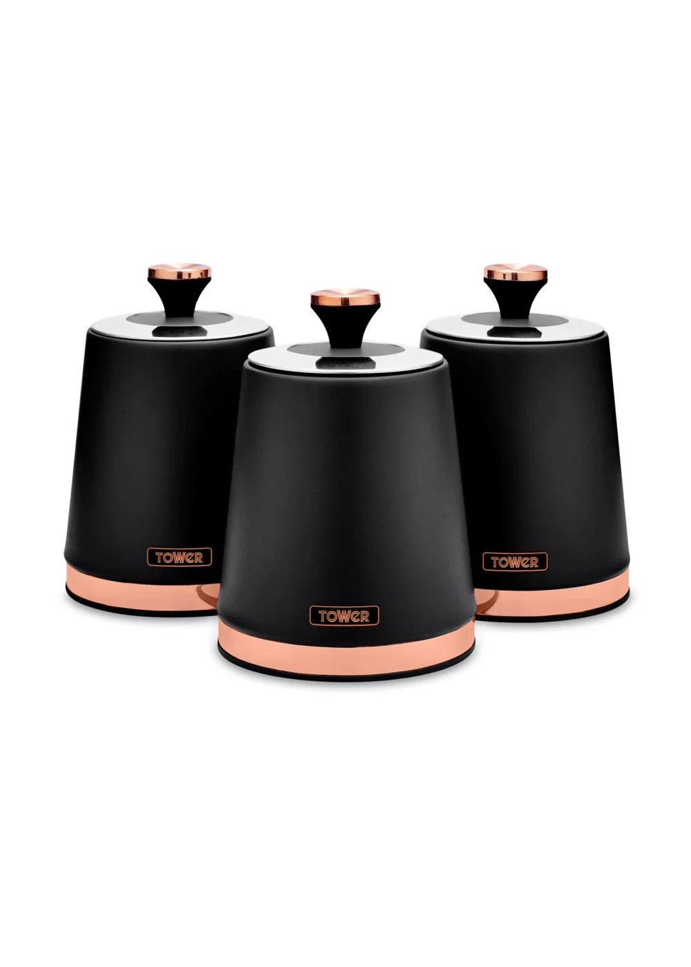 Tower Cavaletto Set Of 3 Canisters - One Size Image 1
