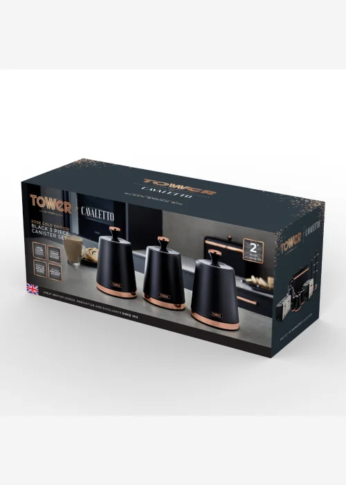 Tower Cavaletto Set Of 3 Canisters - One Size Image 2