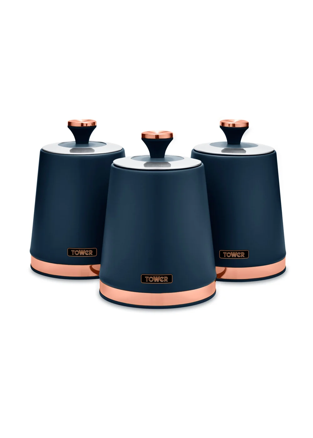 Tower Cavaletto Set Of 3 Canisters - One Size Image 1