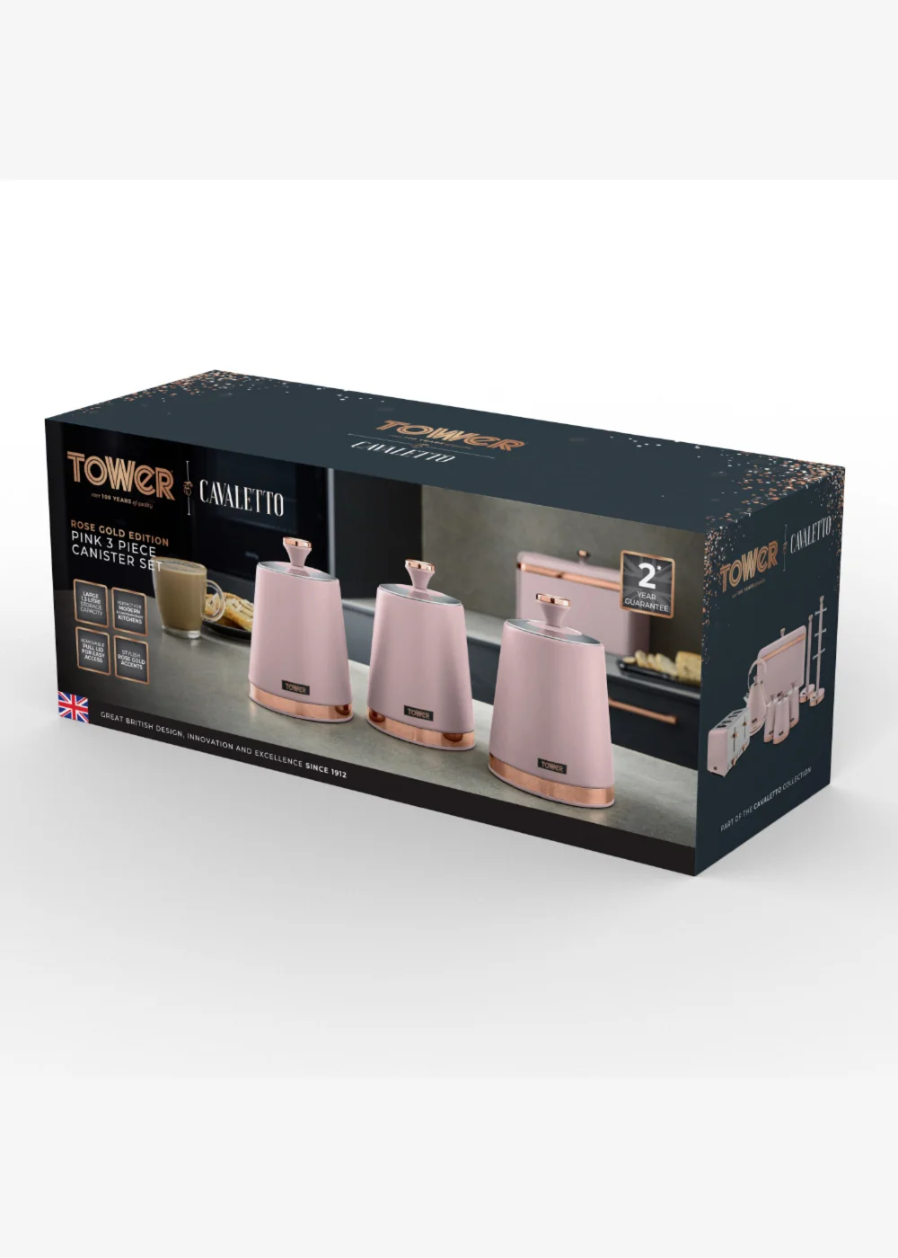 Tower Cavaletto Set Of 3 Canisters - One Size Image 2