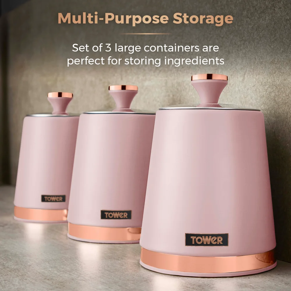 Tower Cavaletto Set Of 3 Canisters - One Size Image 3