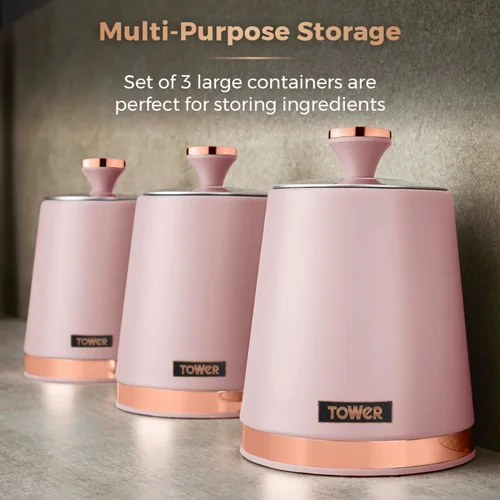 Tower Cavaletto Set Of 3 Canisters - One Size Image 3