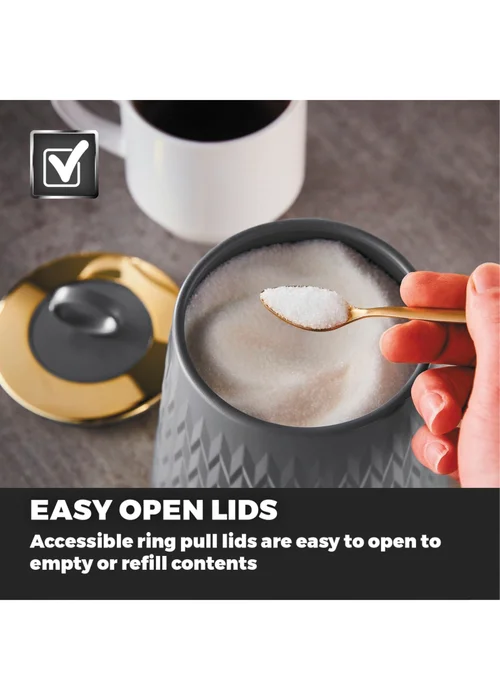 Tower Empire Set Of 3 Canisters - One Size Image 4