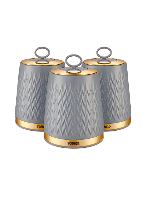 Tower Empire Set Of 3 Canisters - One Size Image 1
