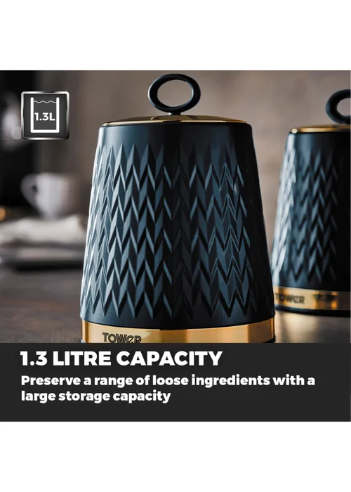 Tower Empire Set Of 3 Canisters - One Size Image 5