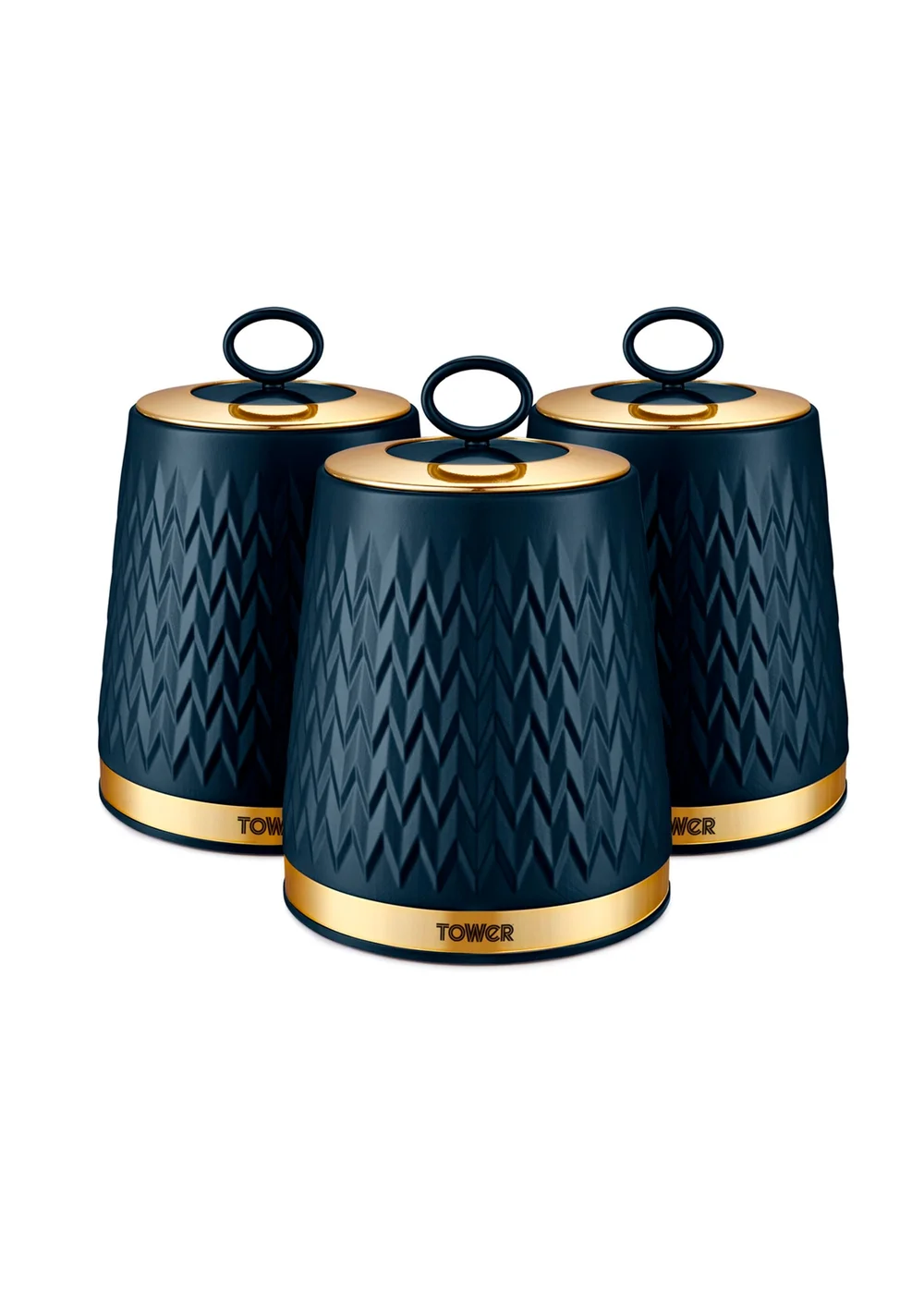 Tower Empire Set Of 3 Canisters - One Size Image 1